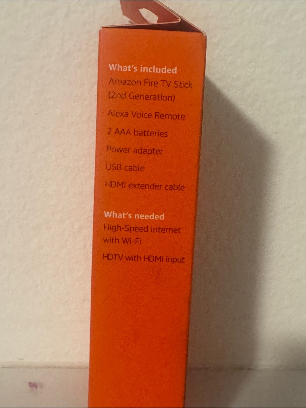 Amazon Fire TV Stick with Alexa Voice Remote - Orange and Black - Picture 3 of 4